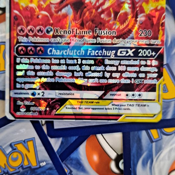 Charmander And Xenomorph Tag Team Pokemon Card - Picture 7 of 8